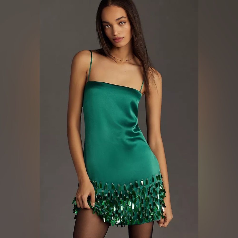 RHODE Rhett Tassel Mini Dress NWT